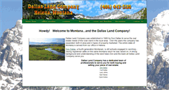 Desktop Screenshot of dallas-land.com